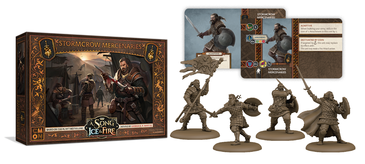 A Song of Ice and Fire : Tabletop Miniatures Game - Stormcrow Mercenaries